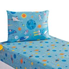 Jogo de Cama Solteiro Para Criança Lençol com Elástico Teen - DECORA S