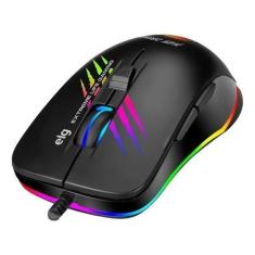 Mouse Preto Death Chroma - Gamer - 4800dpi - ELG - MGDC