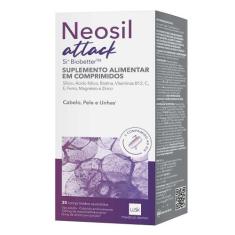 Neosil Attack Com 30 Comprimidos Cabelos Pele E Unhas