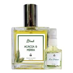 Perfume Acácia & Mirra 100ml Masculino - Blend de Óleo Essencial Natural + Perfume de presente