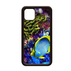 Capa para iPhone 11 Pro Max com imagem de natureza de peixe colorida do oceano para Apple Mobile Case Shell