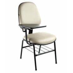 Cadeira Universitária Com Prancheta Fixa Linha Siena Lisa - Design Off
