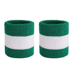 ONUPGO Pulseiras esportivas para homens e mulheres – Pulseiras esportivas de algodão felpudo para basquete, tênis, futebol, beisebol, corrida, academia (1 par)