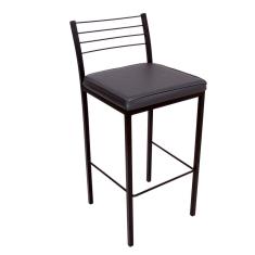 Banqueta Estilo Industrial Egeu Ambiente Principal Escritório Preto