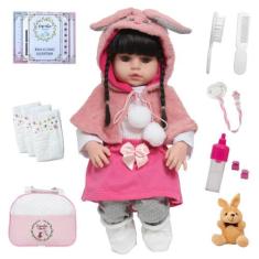 Bebê Reborn Brinquedo Boneca Pintada Premiuim Realista - Cegonha Rebor