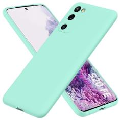 AYSZNBLA Capa para Samsung Galaxy S20 FE 5G, capa de telefone de borracha gel de silicone líquido, não amarela, capa de telefone de silicone multicolorida, capa protetora ultrafina antiderrapante