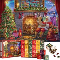 Quebra-cabeça de Natal e calendário do advento Becko US 1008 peças