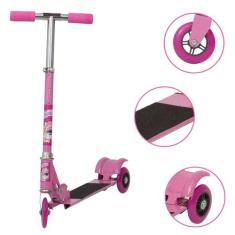 Patinete Infantil 3 Rodas Rosa Barbie Filme Envio Imediato - TOYS 2U