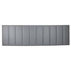 Cabeceira King 200X60 Estofada Cama Box Modulada Cinza