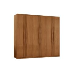 Guarda Roupa Casal Dunas Mdf 6 Portas E 2 Gavetas Moderna Naturalle