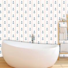 Papel de Parede Infantil Auto Adesivo Lavável Marinheiro