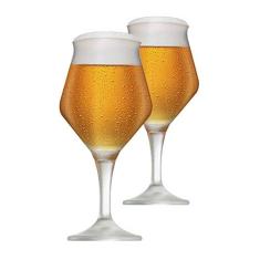 Jogo de Taças Para Cerveja Beer Sommelier Alta Cristal 430ml 2 Pcs - Ruvolo