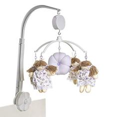 Potinho de Mel Móbile Musical Bonequinha Quarto Bebê Menina Lilás