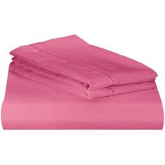 Jogo de Lençol Super King Percal Flex 3 Peças 400 Fios c/ Ponto Palito