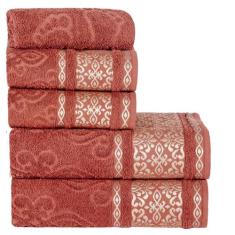 Jogo Toalhas De Banho e Rosto Paris C/ 5 Pçs Super Luxo Gigante Grossa