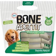 Petisco para Cachorro Osso Ossinho Nó Natural Vegetal Bone Apettit 7/8 Grande1Kg