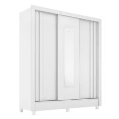 Guarda Roupa 3 Portas Ravel Branco - Demóbile