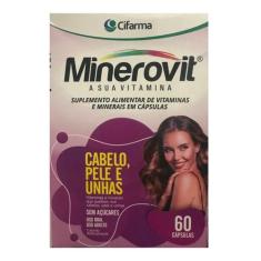 Multivitamínico Minerovit Cabelo Pele e Unha 60Cp  Cifarma