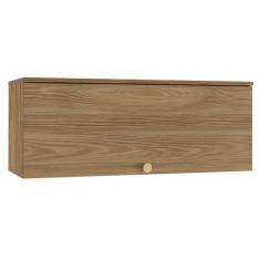 Armário Aéreo Cozinha Botanic 90 Cm 1 Porta Nogueira Fosco - Kappesber