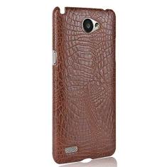 Capa para LG Prime II Capa para celular Rugged Shield 360° Proteja seu telefone com padrão de crocodilo capa para LG Prime II