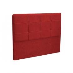 Cabeceira Cama Box Casal Queen 160cm London Vermelho