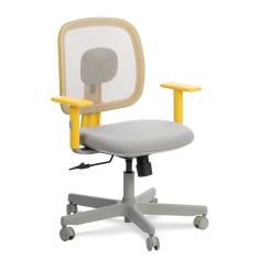 Cadeira Dot Yellow N Grey