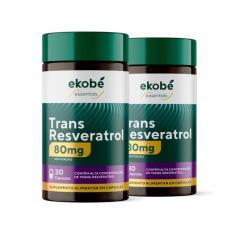 Suplemento Alimentar Reverastrol 30 Cápsulas Ekobé