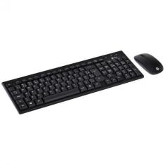 Teclado E Mouse Sem Fio Usb Abnt2/1600 Dpi Preto Cmw200 - Vinik