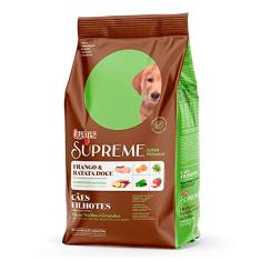 Quatree Supreme - Ração Cães Filhotes Raças Médias e Grandes Frango e Batata Doce – 10,1kg