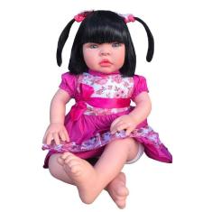 Boneca Bebê Tipo Reborn Realista - Kit Acessórios - Kaydora