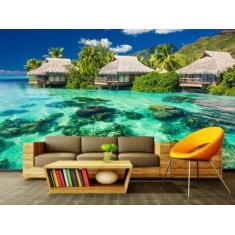 Papel de Parede Painel Fotográfico Praia 16 -1,00 X 1,00 - Voce Decora