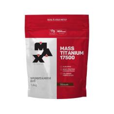 Albumina Max Titanium Mass Titanium 17500 - Em Pó 1,4Kg Chocolate