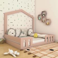 Cama Casal com Casinha Montessoriana Play