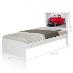 Cama Solteiro Carro Classic Red  - CasaH