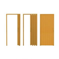 Porta Sanfonada Pvc Polifort 210cmx90cm Cerejeira