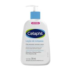 Cetaphil Loção de Limpeza 236ml | Corporal e Facial | Pele Seca e Sensível | Limpeza Suave, Hidratação 48h | Glicerina, niacinamida e pantenol (pró-vitamina B5)
