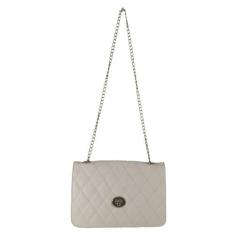 Bolsa Matelasse Topgrife Couro Branco