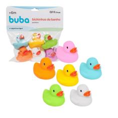 Kit 6 Patinhos de Banho Bichinhos Esguicham Água Diversão Infantil Baby Coloridos - Buba