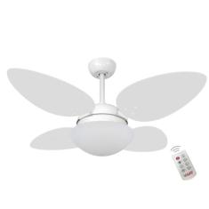 Ventilador Volare Petalo Quad Branco 220V e Controle Remoto