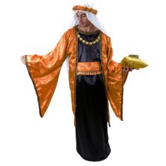 Fantasia Adulto Rei Mago Gaspar Luxo Com Acessórios Tamanho U