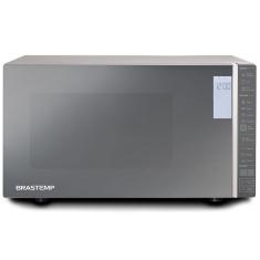 Micro-ondas Brastemp 32 Litros Cor Inox Espelhado Com Grill E Painel Integrado - Bmg45ar