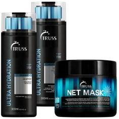 Truss Shampoo + Condicionador Ultra-Hidratante + Net Mask