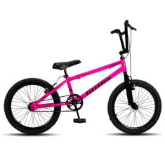 Bicicleta Infantil Aro 20 Bmx Freio V-Brake Gottbike (Rosa e Preto)