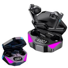 Fones de Ouvido Gamer TWS Bluetooth com Microfone Embutido com Cancelamento de Ruído para Jogos
