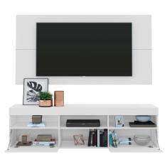 Rack com Painel TV até 65 Flórida Branco Multimóveis