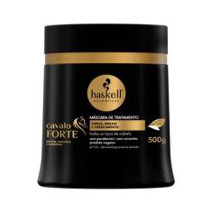 Máscara Haskell Cavalo Forte 500g Força Brilho E Crescimento para Cabe