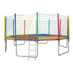 Cama Elástica 4,40m 6 Pés Chicoplay Lona Colorida Nacional