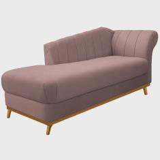 Diva Recamier Vanessa 140cm Lado Esquerdo Linho - adj Decor