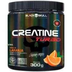 Creatina Monohidratada Creatine Turbo Black Skull 300g Energia Força G