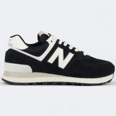 Tênis New Balance 574v2 Masculino Preto Bege-Masculino
